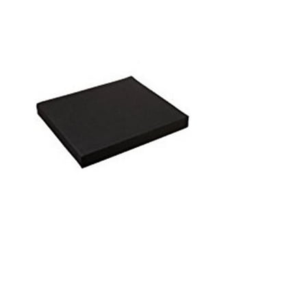 Hermell Products WC4430BK Foam Wheelchair Cushion with Black Cover