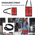 thumbnail image 7 of Dteck Rotating Hand Strap Shockproof Case for Samsung Galaxy Tab A9 Plus 11 Inch Tablet Case with Screen Protector Soft TPU Film, Red, 7 of 7