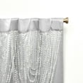 thumbnail image 3 of Exclusive Home Bliss Room Darkening Room Blackout HIdden Tab Top Curtain Panels, 54"x96", Silver, Set of 2, 3 of 10