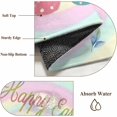 thumbnail image 3 of Happy Easter Area Rugs 3x5 ft Spring Green Pink Blue Bunny Eggs Tulip Floral Color Washable Rug Non Slip Indoor Carpet Absorbent Floor Mat for Living Room Bedroom Dining Room, 3 of 4