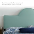 thumbnail image 5 of Modway Dawn Twin Modern Performance Velvet Headboard in Mint Green, 5 of 6