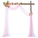 thumbnail image 3 of Guirnalda de arco para ceremonia, recepción, 6 yardas, para escaleras, decoración de baby shower 1x blanco 1x rosa, 3 of 9