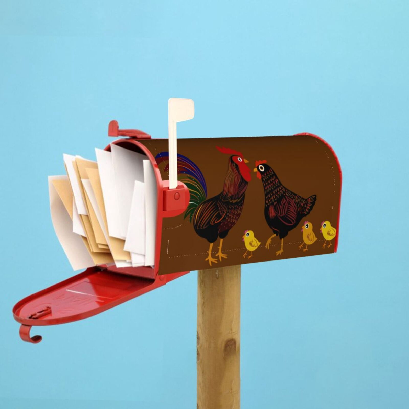Kdxio Magnetic Mailbox Cover 21x18 in Mailbox Cover Outdoor Decoration Holiday Mailbox Covers for Home Garden Yard-21x18 in