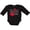 AB-Black, variant on Inktastic My First Valentines Day Red Hearts Boys or Girls Long Sleeve Baby Bodysuit