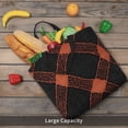 thumbnail image 6 of Single Shoulder Bag Convenience Bag 19.6×15.7×5.9in Light And Weight-Free Main Pocket Large Portable And Single Shoulder Back Argyle Plaid Darksalmon_3, 6 of 7