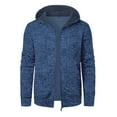 thumbnail image 5 of sususu Mens Hoodies Pullover Big And Tall Sport Fitness Casual Hooded Cardigan Knit Jacket Sweatshirt For Active,Navy,XXXL, 5 of 6