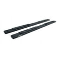 thumbnail image 2 of Go Rhino Nerf Bar 685404580T OE Xtreme Low Profile; With Step Pads; 5 Inch Oval Straight; Black Textured Powder Coated; Steel; With Plastic End Caps; Rocker Panel Mount, 2 of 3