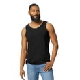 thumbnail image 3 of Gildan Ultra Cotton Tank Top for Men, Classic Fit Bound Neck Sleeveless Tank for Comfort, Black, 3XL, 3 of 5