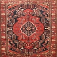 thumbnail image 1 of Ahgly Company Indoor Square Traditional Rust Pink Persian Area Rugs, 8' Square, 1 of 6