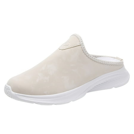 

GNEIKDEING Leisure Women s Slip On Travel Soft Sole Comfortable Shoes Outdoor Artificial Shoes Sports Breathable Sliipers Gift on Clearance