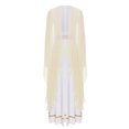 thumbnail image 4 of iiniim Women's Greek Costume Roman Queen Princess Ancient Toga Gown Fancy Dress Up Champagne M, 4 of 7