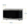 thumbnail image 4 of West Bend 0.9 cu. ft. Microwave Oven, in Stainless Steel (WBMW92S), 4 of 9