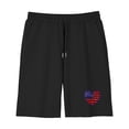 thumbnail image 6 of Afuyipoi Boys Girls 2PC Independence Day Sets (4-14 Years), Printed Round Neck Top Elastic Waist Shorts 100%Cotton Summer Holiday & Casual Daily Wear Black 7, 6 of 10