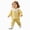 R599-Yellow, variant on NOLDARES Kids Infant Girls Cute Fall Winter Clothing Outfits 2pcs Long Sleeve Print Graphic Tee and Relaxed Joggers Set Clothes(Yellow,0-6 M)