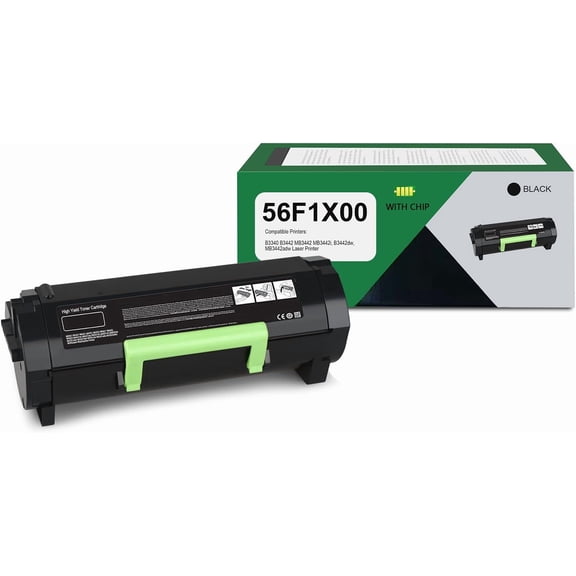 Extra High Yield 56F1X00 Toner Cartridge Compatible with Lexmark 56F1X00 Black Toner Use for MS421 MX421 MS521 MX521 MX522 MS621 MS622 MX622 Laser Printer Toner[20,000 Pages]