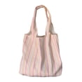 thumbnail image 2 of LHNFT Lightweight Shoulder Bag for Women Striped, Canvas Tote Bags Large Capacity Handbag Travel Beach Vacation Purse, 2 of 8