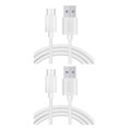 thumbnail image 4 of Sidaley Cable de carga USB C de repuesto para tipo C, línea de datos móviles, línea alámbrica de carga rápida, accesorios de Cable USB C Blanco 1.5 m 2Conjunto, 4 of 6