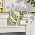 thumbnail image 7 of Sm:)e Hello Sunshine Lemon Hydrangea Summer Kitchen Dish Towels 18x26 Inch Set of 2, 7 of 7