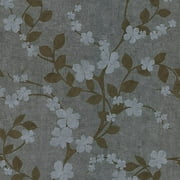 Kenneth James Cheri Slate Blossom Floral Wallpaper