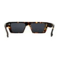 thumbnail image 4 of Womens Flat Top Square Cat Eye Mod Retro Sunglasses Tortoise Black, 4 of 4