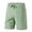 Green, variant on Timoontee Men 5 Inseam Shorts with Stretchy Elastic Waist and Functional Side Pockets for Summer Wear Versatile Styling Options Gray L