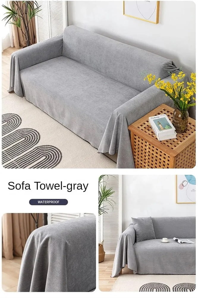 Waterproof Sofa Blanket Multipurpose Furniture Cover Durable Fabric Dust-proof Anti-scratch Home Living Room Decor