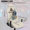 thumbnail image 4 of TSOVTHRID Wolf Floral Print Gaming Chair Covers Slipcovers Set of 4, Stretchable Breathable Computer Reclining Gaming Chair Seat Cover with Armrest Covers, 4 of 7