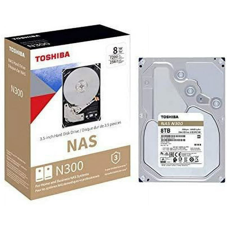 Toshiba N300 NAS - Hard drive - 8 TB - internal - 3.5