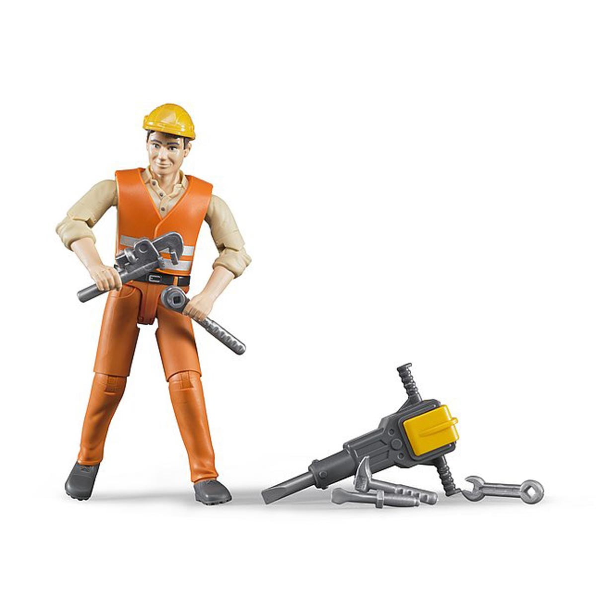 Bruder 60020 Construction Worker w/ Accessories - Walmart.com Bruder 60020 Construction Worker w/ Accessories - Walmart.com