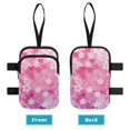 thumbnail image 3 of COEQINE Lightweight Forearm Crutch Bag for Seniors Dreamy Cherry Blossom Walking Cane Storage Pouch, with 2 Zipper Pockets, Large Capacity, Hands-Free, for Men Women, 3 of 7