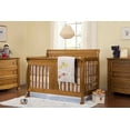 DaVinci Porter 4in1 Convertible Crib with Toddler Bed Conversion Kit in Chestnut Finish