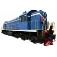 thumbnail image 2 of Blue Locomotive Wall Decal by Wallmonkeys Peel and Stick Graphic (36 in W x 24 in H) WM34, 2 of 4