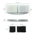 thumbnail image 3 of PET STANDARD Replacement Water Filter & 6 Pack Replacement Pre-Filter Sponges Compatible With VEKEN® 100oz/3L Automatic Pet Fountain, Pack of 12, 3 of 5