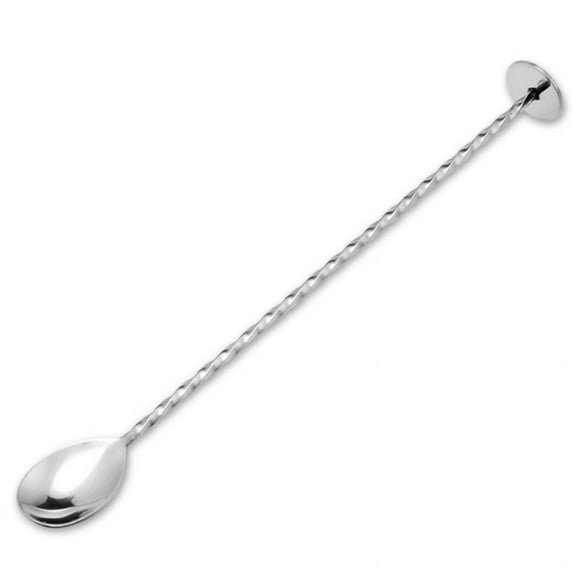 1Pcs Spiral Shape Bar Cocktail Spoon Stainless Steel Bartender Spoon Bar Cocktail Shaker Twisted Mixing Spoon Bar Accessories 1pcs