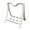 🍒 White_Base#4200, variant on Adjustable Desktop Vertical Pot Lid Stand Rack ABS Plastic Storage Organizer for Paper Towels Napkins Files Cutting Boards Magazines, White, 15.4x12.6x16.3 cm
