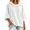 White, variant on Dpjklzsn Women's Oversized Velour Hoodie Poncho, Drawstring V Neck Relaxed Pullover Top