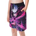thumbnail image 4 of Boys Jujutsu Anime Kaise Beach Shorts Swim Trunks Swim Shorts Quick Dry Pool Suit Swimwear For Kids Youth, 4 of 8