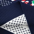 thumbnail image 5 of Little Boys Girls Kids Christmas Sweater Xmas Holiday Party Crewneck Knit Cute Pullover Tops 6 Years-7 Years, 5 of 7