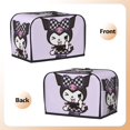 thumbnail image 2 of Funda para tostadora Kuromi de 2 rebanadas, funda protectora contra el polvo y las huellas dactilares, de poliéster, fundas para pequeños electrodomésticos de cocina, 2 of 6