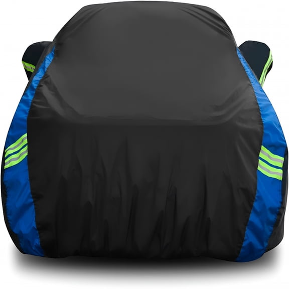 RIONIMA Car Cover Waterproof All Weather for Automobiles,Outdoor Heavy Duty Full Exterior Covers for Sedan (194"-208")