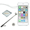 Apple Ipod Touch 32gb Silver (6th Generation) with a Istabilizer Istmp01 Monopod and Quality Photo Microfiber Cloth