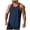 Blue, variant on Men's Sleeveless Fitness Vest for Outdoor Running Leisure Sports Training Workout Vest Yellow M