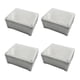 thumbnail image 1 of 4 Pzs Caja Estanca Lisa Argos 17.5x15x8 IP65 blanco, 1 of 7