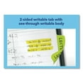thumbnail image 5 of Ultra Tabs Repositionable Tabs, Standard: 2" x 1.5", 1/5-Cut, Assorted Neon Colors, 48/Pack | Bundle of 10 Packs, 5 of 7