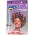 thumbnail image 5 of AB Jumbo Silky African Bonnet - Double-Layered Hair Protection - Extend Hairstyles, Reduce Frizz & Split Ends - Multipurpose & Travel-Friendly, 5 of 7