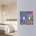 thumbnail image 4 of Yayeee Toggle Light Switch Wall Plate 3-Gang 6.37"x4.48" Decorative Outlet Cover, Green Wavy Pattern, 4 of 7