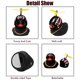 thumbnail image 4 of Pato negro BRI con casco decoración exterior multiusos para coche y dormitorio, 4 of 8