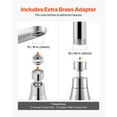 thumbnail image 4 of VEVOR 360° Rotating Faucet Aerator,5-Function 5-Flow Sink Sprayer Attachment,Bathroom Faucet Extender Head Replacement for 15/16inch Female Thread with Adapter & 55/64 inch Male, 4 of 9