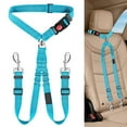 thumbnail image 6 of Double Dog Seat Belt â Adjustable Pet Car Headrest Traction Rope with Reflective Stitching, Non- Bungee for Dogs (Nylon, Vet-Approved), 6 of 6