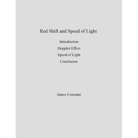 Redshift and Speed of Light - eBook (Best Client For Redshift)